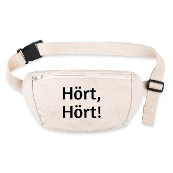 Hears, hears - Stanley/Stella recycled Hip Bag  - natural - Front