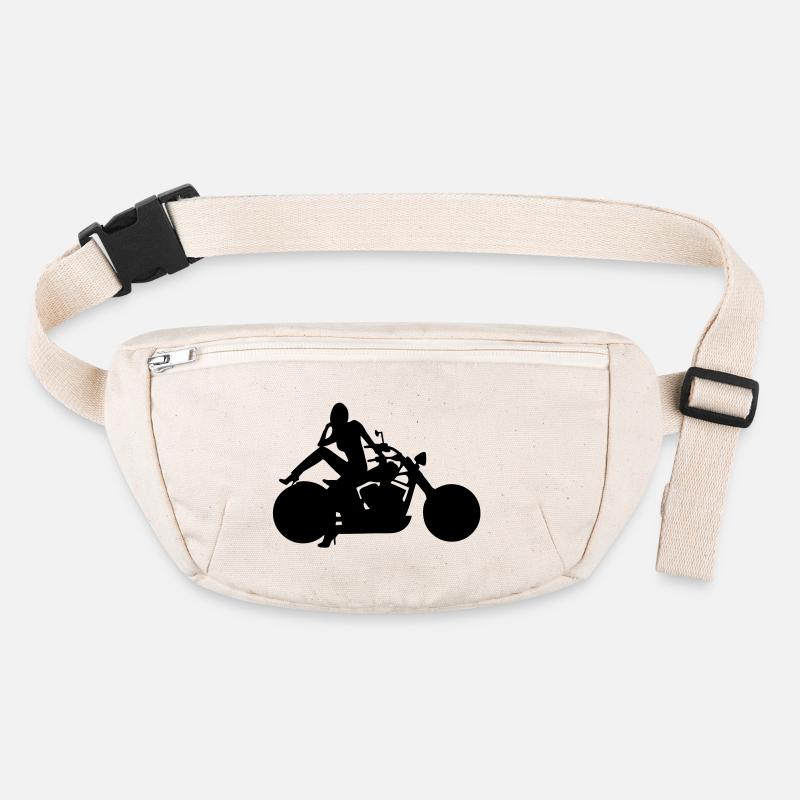 Choppergirl - Stanley/Stella recycelte Gürteltasche - Naturweiß