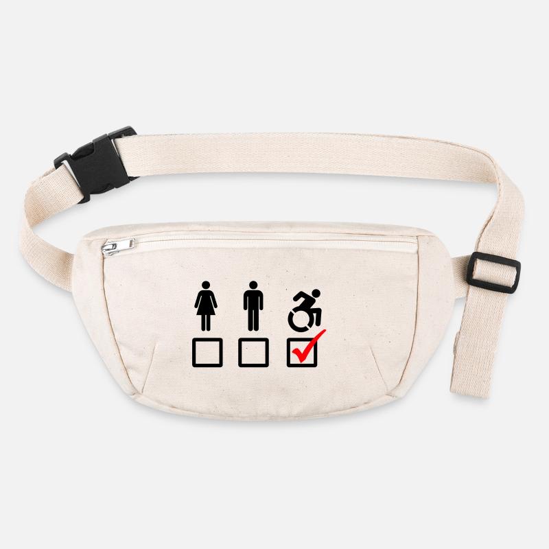 This wheelchair user is suitable* Stanley/Stella recycled Hip Bag 