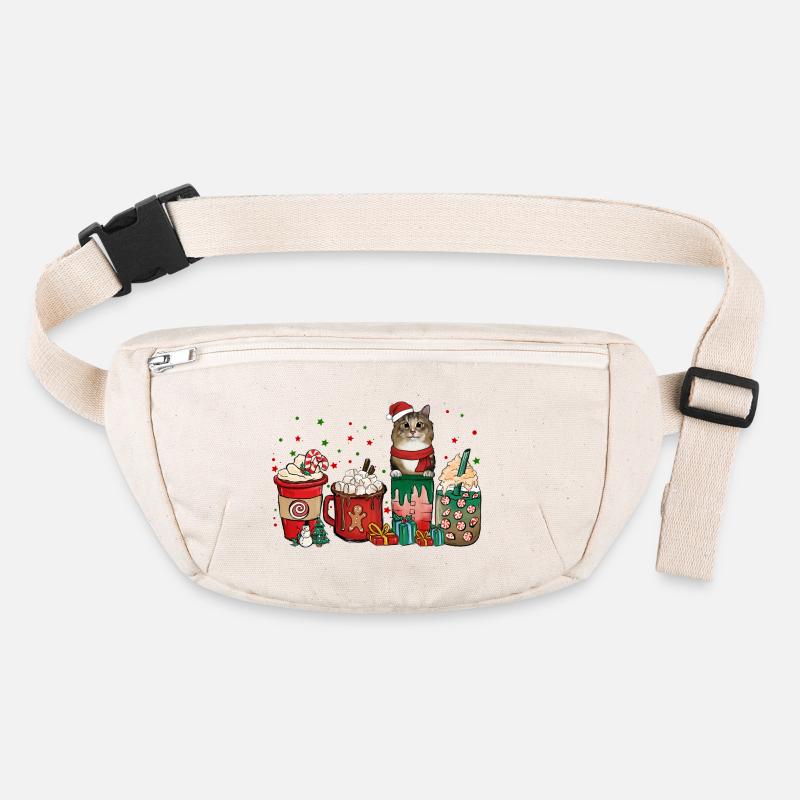Norweigan Forest Kaffeetassen Weihnachtsmann Katze Stanley/Stella recycelte Gürteltasche