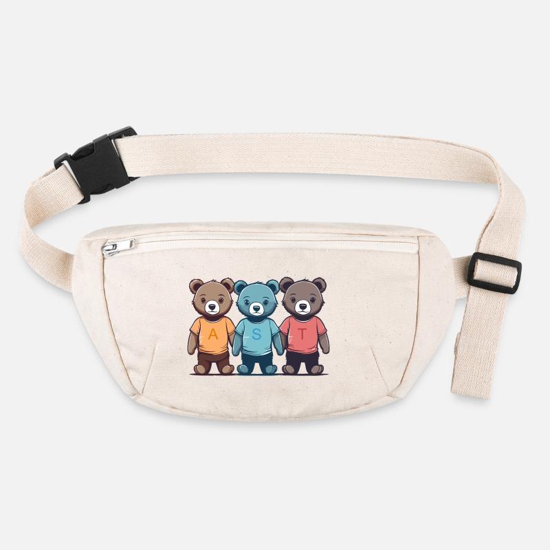 The Three Cuddly Teddies Stanley/Stella recycled Hip Bag 