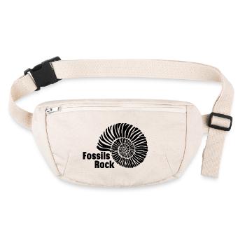Fossils Rock - Fosssil Hunter - Paleontology - Stanley/Stella recycled Hip Bag  - natural - Front