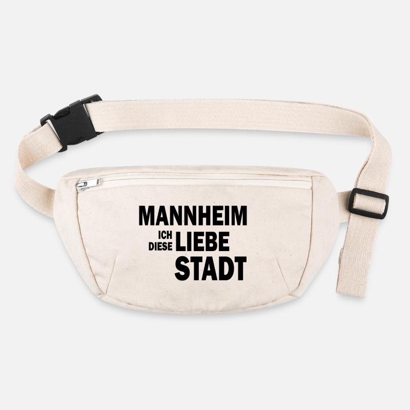 Mannheim Monnem Mannheimat Sac banane recyclé Stanley/Stella