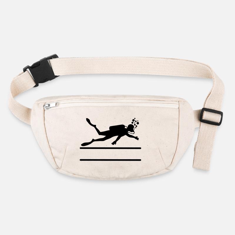 Diver underwater logo Stanley/Stella recycled Hip Bag 