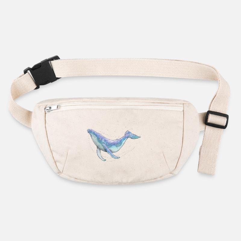 Humpback whale Stanley/Stella recycled Hip Bag 