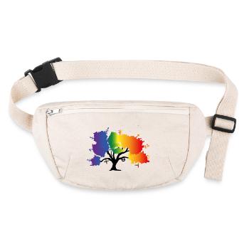 Arbre LGBTQIA+ - Sac banane recyclé Stanley/Stella - blanc naturel - Devant