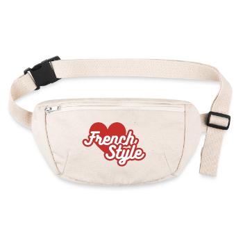 The French style - Stanley/Stella recycled Hip Bag  - natural - Front