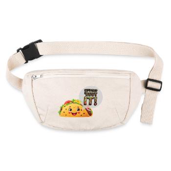 Let's taco 'bout it - Sac banane recyclé Stanley/Stella - blanc naturel - Devant