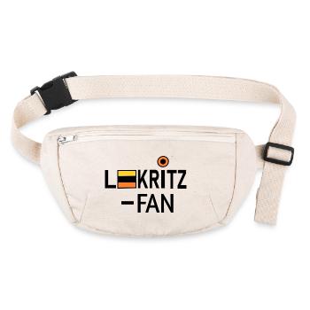 Lakritz Fan - Stanley/Stella recycelte Gürteltasche - Naturweiß - Vorne