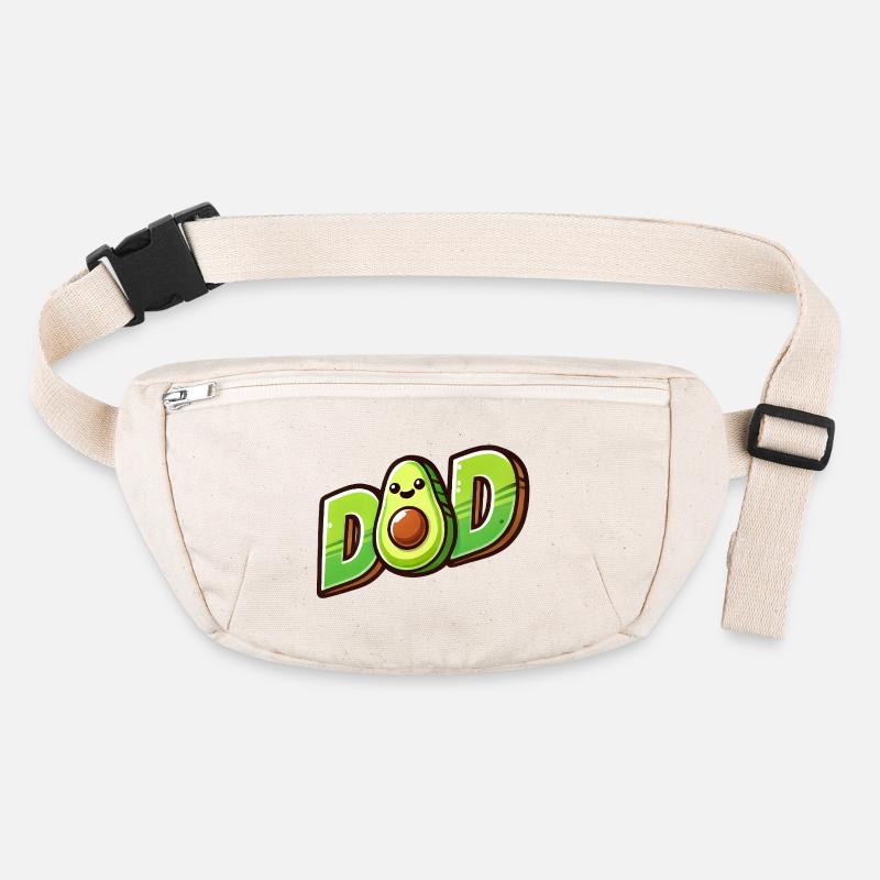 Avocado Dad, Father Loves Avocados  Stanley/Stella recycled Hip Bag 
