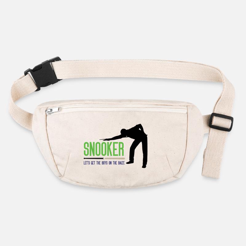 Snooker - Let's get the.boys on the baize Stanley/Stella recycled Hip Bag 