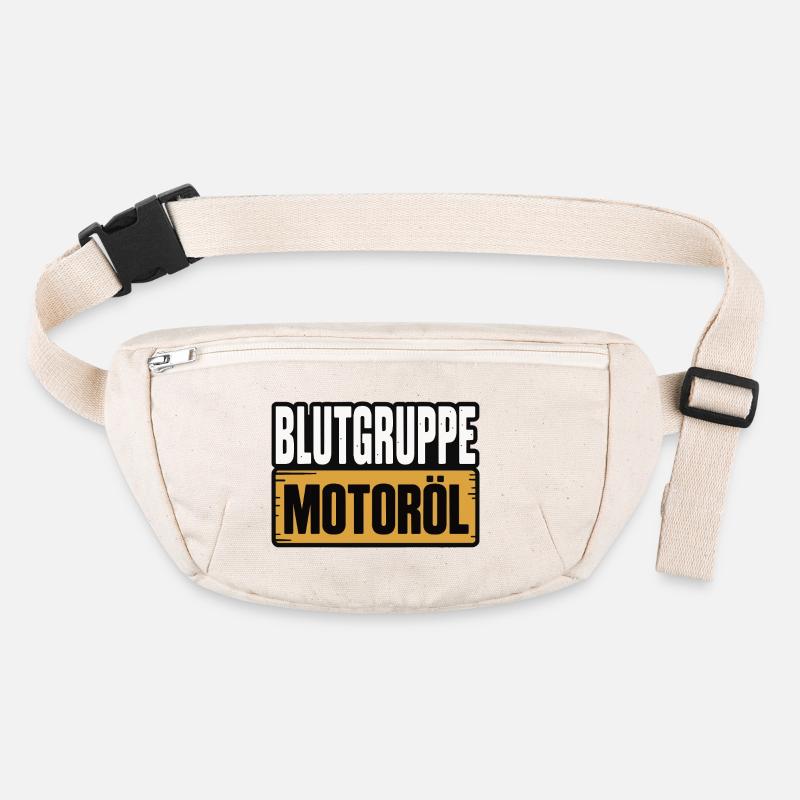 Blood Type Engine Oil Screwdriver Design Stanley/Stella recycled Hip Bag 