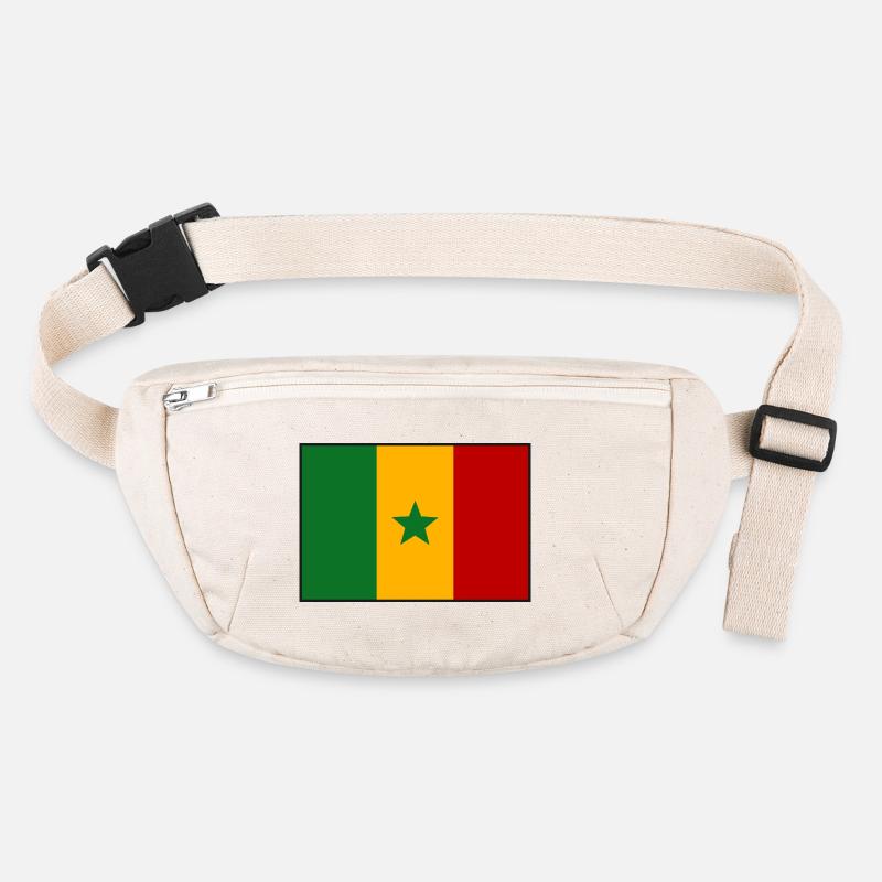 drapeau du Sénégal Sac banane recyclé Stanley/Stella
