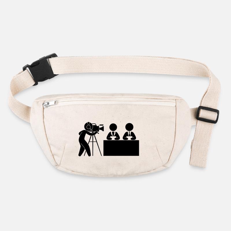 Nachrichten Kameramann Studio Stanley/Stella recycelte Gürteltasche