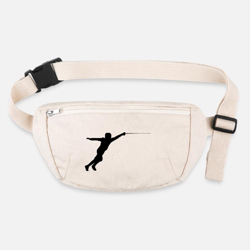 fencing fights floret sword parry samurai6 Stanley/Stella recycled Hip Bag 