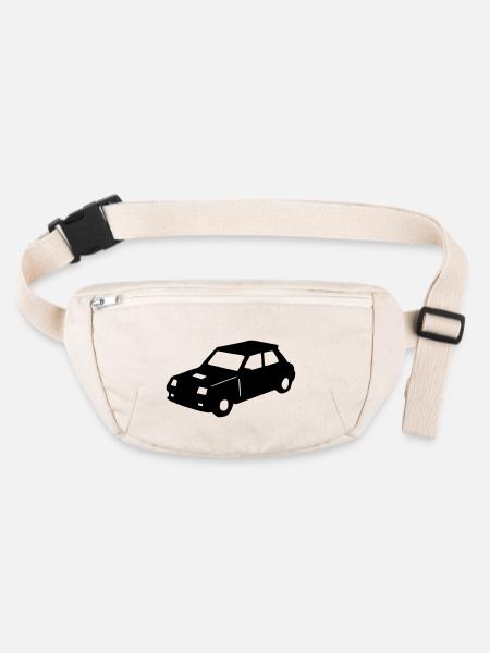 R5 retro vintage racing car - Stanley/Stella recycled Hip Bag  - natural - Front