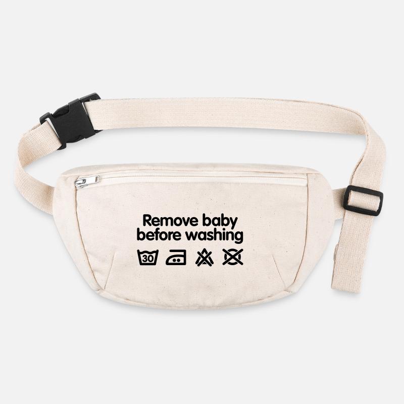 Remove baby before washing Stanley/Stella recycled Hip Bag 