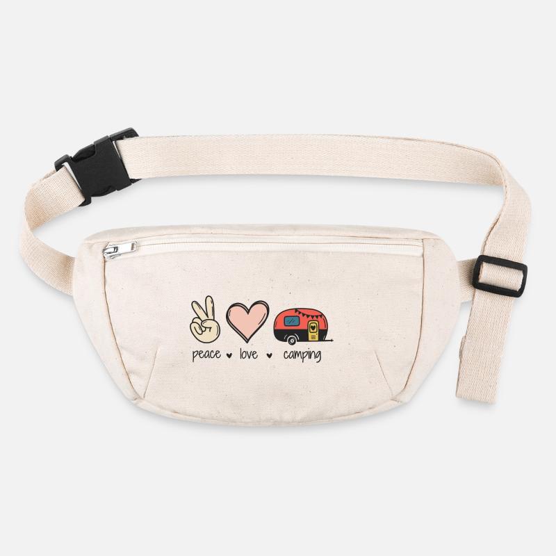 Peace Love Camping Stanley/Stella recycled Hip Bag 