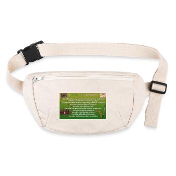 Aborigines-Gesetze - Stanley/Stella recycelte Gürteltasche - Naturweiß - Vorne