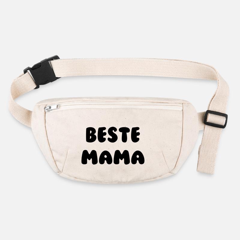 Beste Mama Schwarz Stanley/Stella recycelte Gürteltasche
