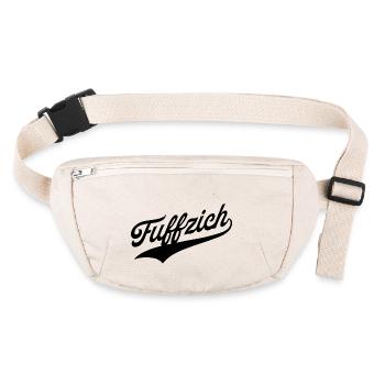 Fuffzich - Fünfzigster Geburtstag - Stanley/Stella recycelte Gürteltasche - Naturweiß - Vorne