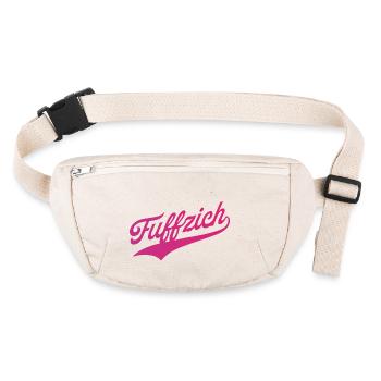 Fuffzich - Fünfzigster Geburtstag - Stanley/Stella recycelte Gürteltasche - Naturweiß - Vorne