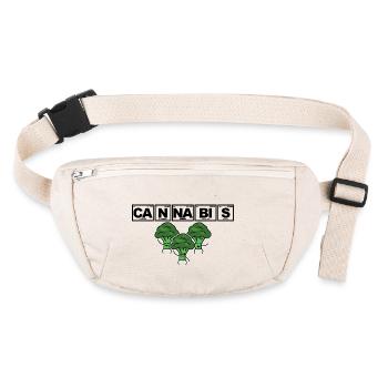 Cannabis - Broccoli, Chemistry, Periodic Table - Stanley/Stella recycled Hip Bag  - natural - Front