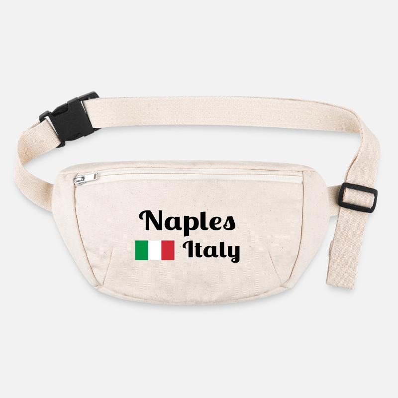 Naples Italia - Imprimés élégants Sac banane recyclé Stanley/Stella