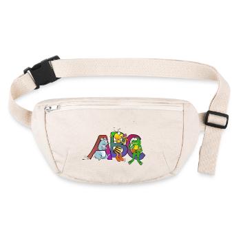 Bourdonnement, croassement et bip - Sac banane recyclé Stanley/Stella - blanc naturel - Devant