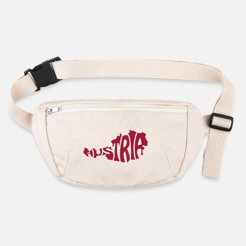 Austria Map Artistic Typography Design Stanley/Stella recycled Hip Bag 