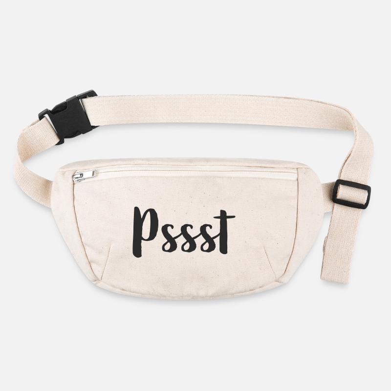 Pssst - silence please Stanley/Stella recycled Hip Bag 