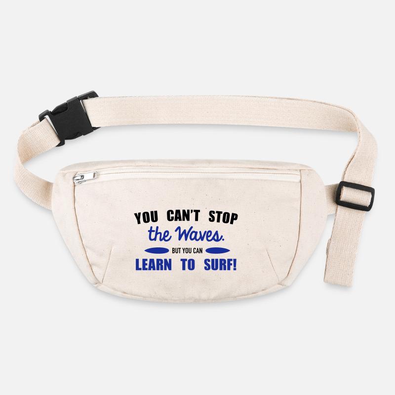 Learn to surf Stanley/Stella recycled Hip Bag 
