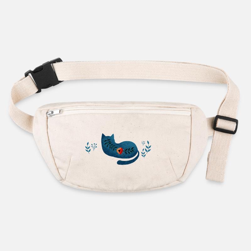 Blaue Katze, Blaue Katze Stanley/Stella recycelte Gürteltasche