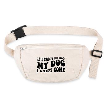 Dogs are the best / V-Day - Stanley/Stella recycled Hip Bag  - natural - Front