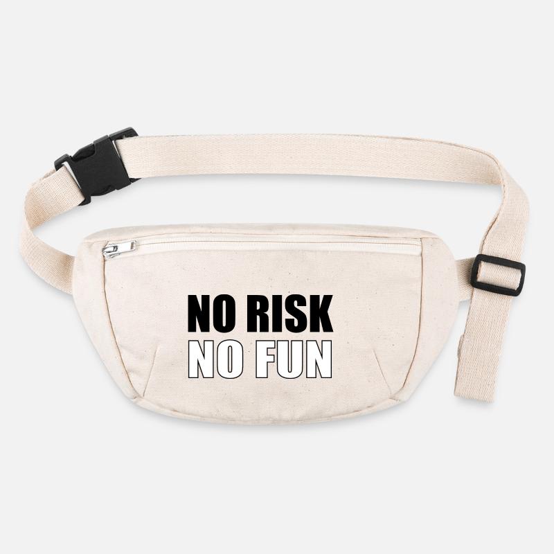 No Risk No Fun Stanley/Stella recycled Hip Bag 
