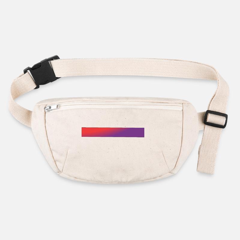 Red & Purple Gradient Bars Stanley/Stella recycled Hip Bag 