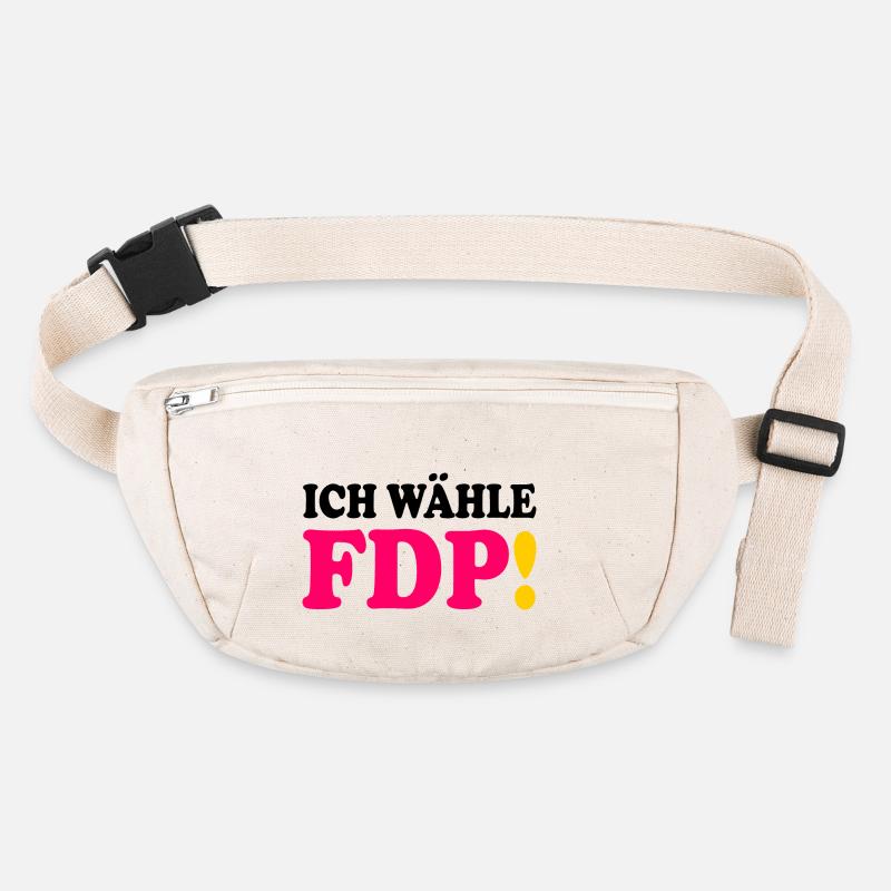 Ich wähle fdp Stanley/Stella recycelte Gürteltasche