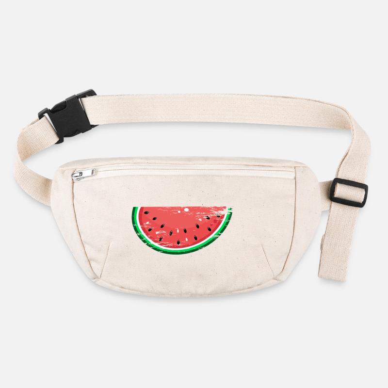 Wassermelone Design Scheibe used Stanley/Stella recycelte Gürteltasche