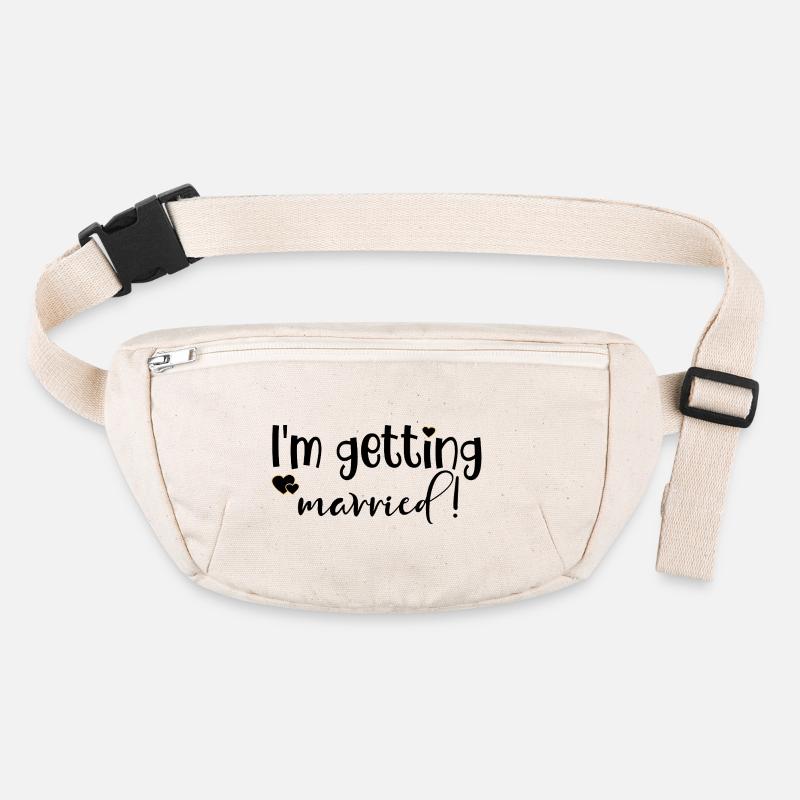 GETTING MARRIED BRIDE Stanley/Stella recycled Hip Bag 