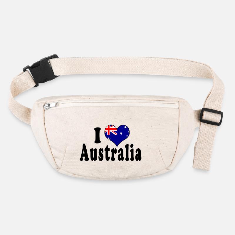 I Love Australia Stanley/Stella recycled Hip Bag 