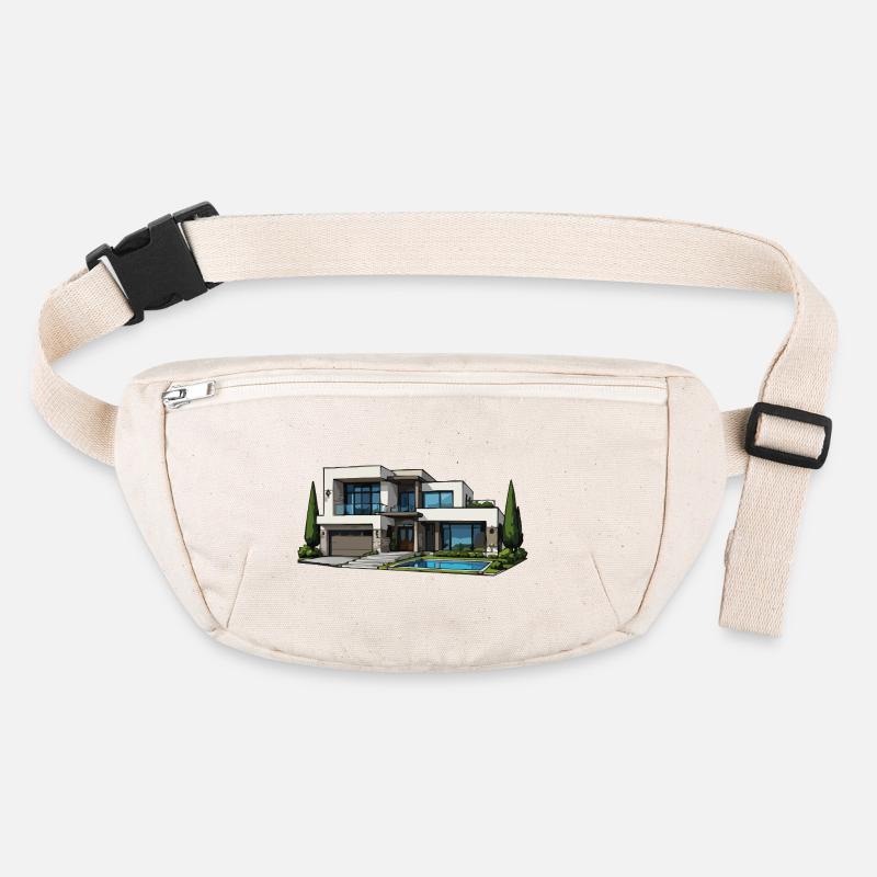Modern villa with pool Stanley/Stella recycled Hip Bag 