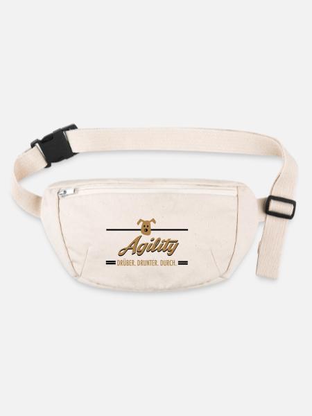 Agility - Stanley/Stella recycelte Gürteltasche - Naturweiß - Vorne