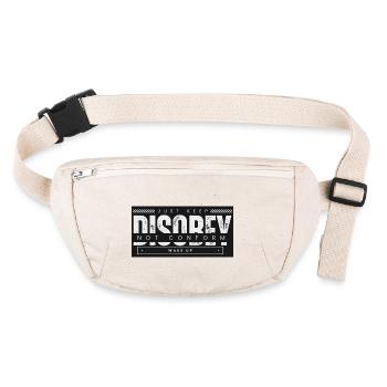 DISOBEY - THEY LIVE - Stanley/Stella recycled Hip Bag  - natural - Front