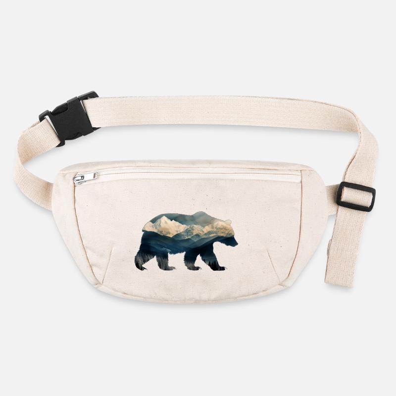 Mountain bear Stanley/Stella recycled Hip Bag 
