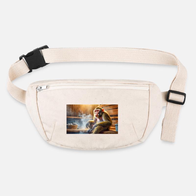 Pun ambiguous expression – Affenhitze (heat) Stanley/Stella recycled Hip Bag 