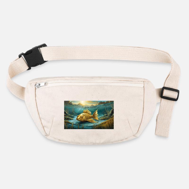 Pun ambiguous expression - Goldfisch (goldfish) Stanley/Stella recycled Hip Bag 
