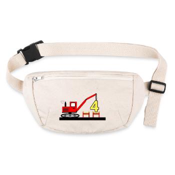 Excavator - Stanley/Stella recycled Hip Bag  - natural - Front