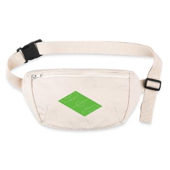 Soccer field green soccer field - Stanley/Stella recycled Hip Bag  - natural - Front