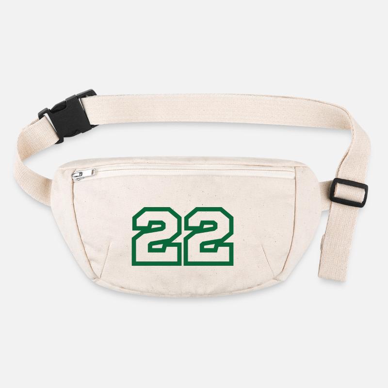 Numéro 22 sport vert Sac banane recyclé Stanley/Stella