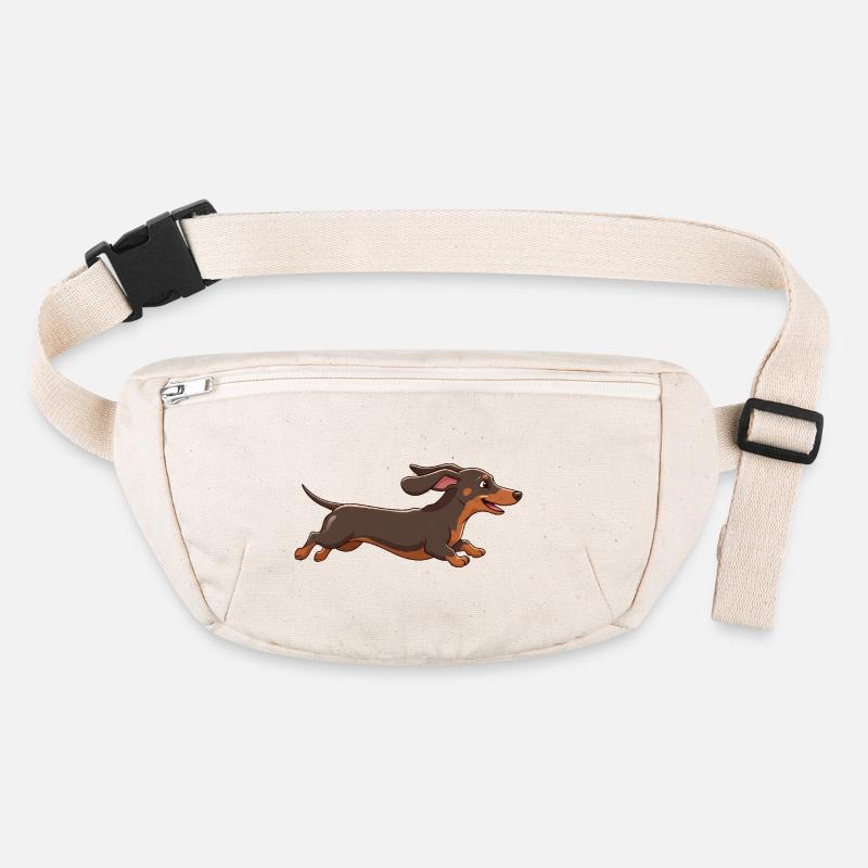 Amusant de courir joyeuse avec un teckel Sac banane recyclé Stanley/Stella